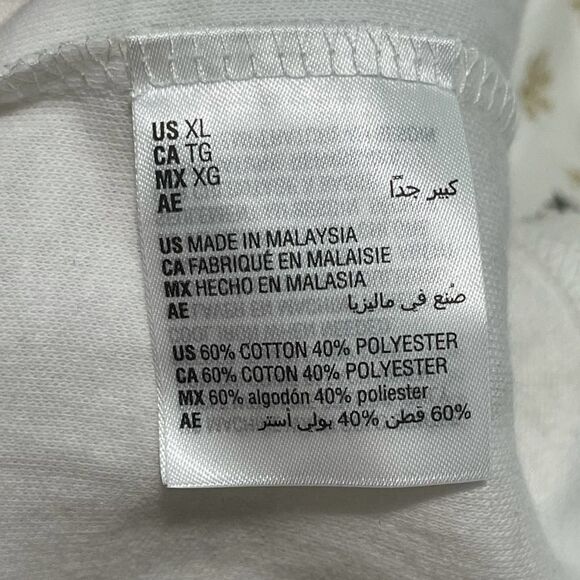 Karen Scott‎ Snowflake Mock Neck Top White XL - Picture 10 of 12